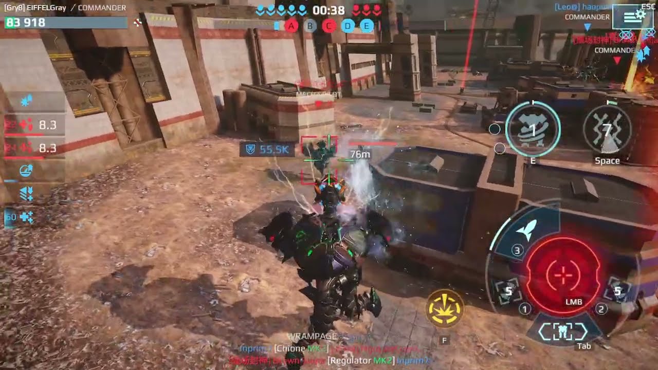 War Robots Titan Kraken Indra Action Live! Intense Gameplay with P1 Tech Games