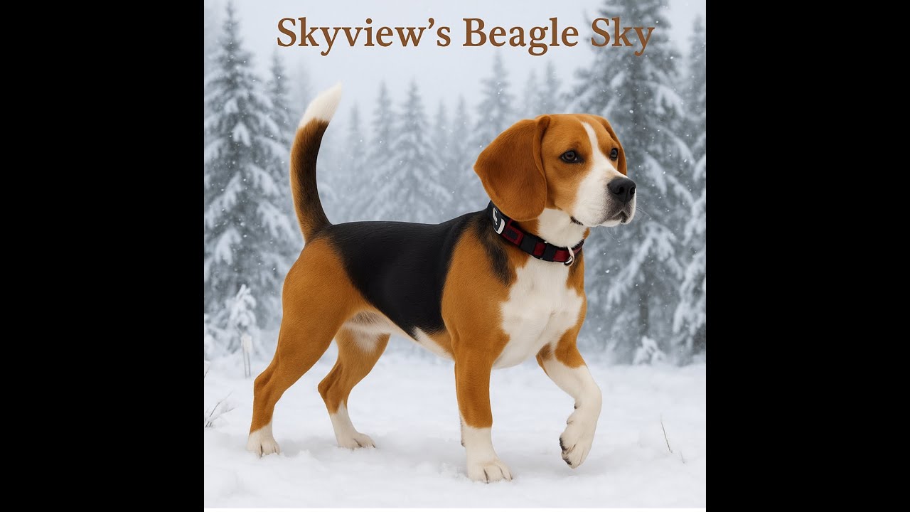 Skyview's Beagles Night Time Is The Right Time Sky And Tracy 12-6-25