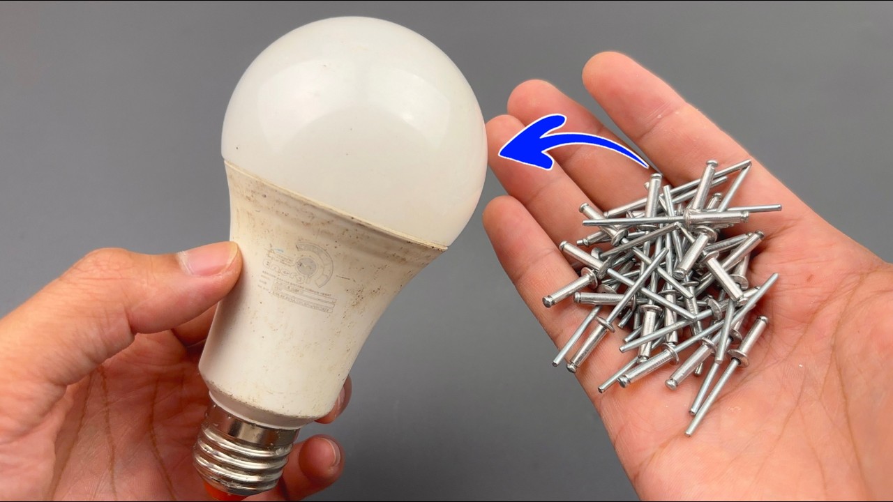 Почти никто не знает! Умный способ оживить сломанную LED-лампу!
