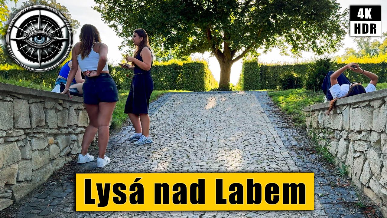 Walking Tour of Lysá nad Labem 🇨🇿 Exporing Czech Republic 4K HDR ASMR