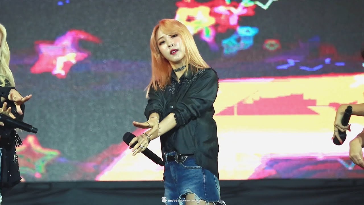 180419 전라남도 체육대회 kbc 축하쇼 마마무 문별 직캠