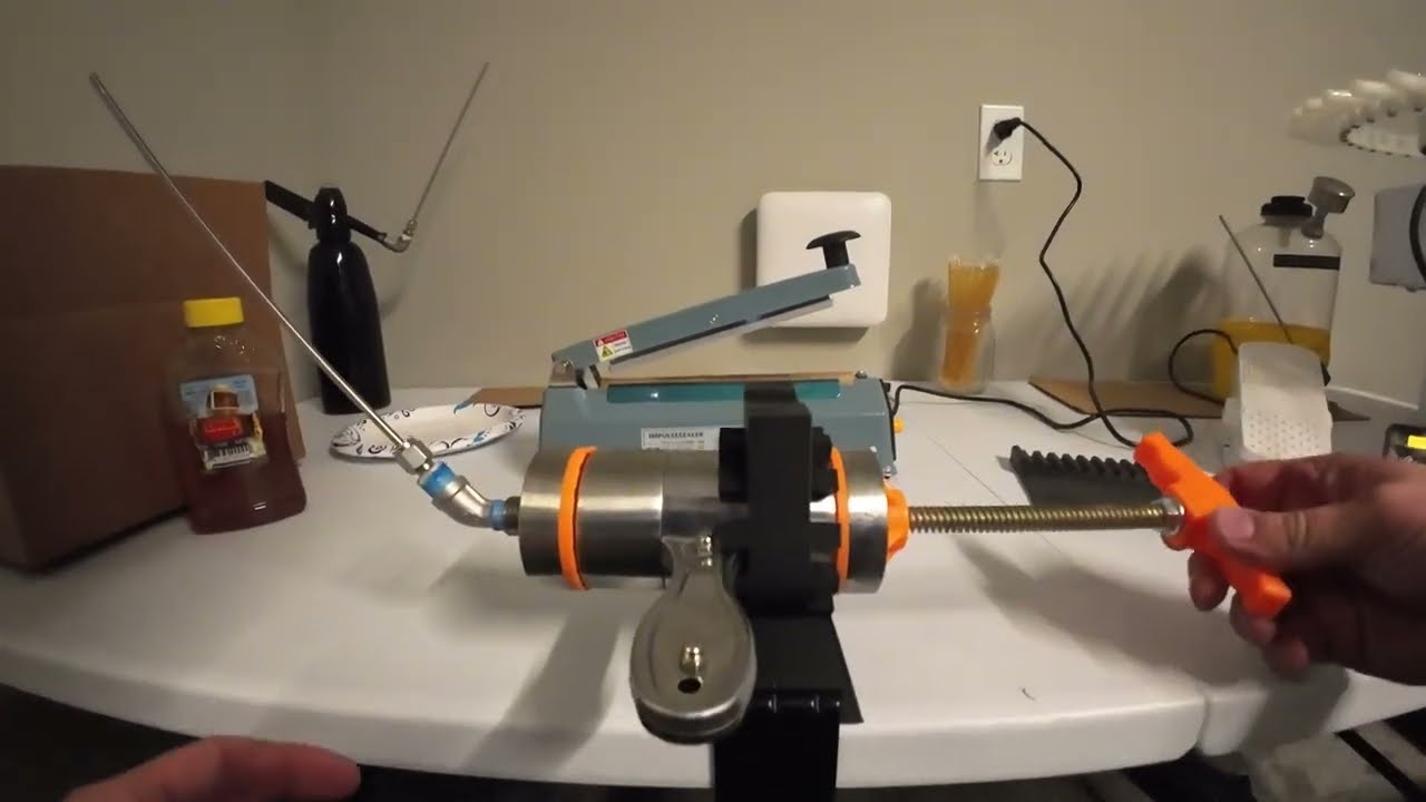 How to Set Up the New Honey Press Honey Stick Machine!