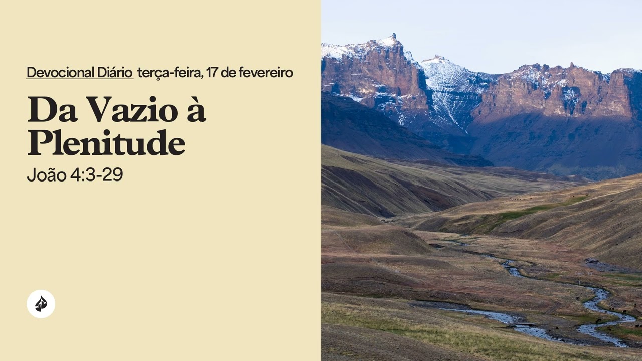 Da Vazio à Plenitude - Devocional Diário