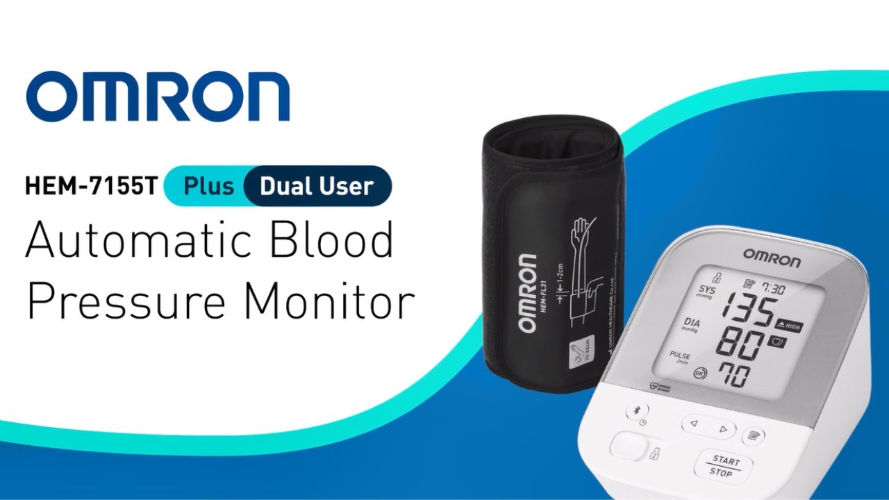 Omron HEM7155T | PLUS DUAL USER BLOOD PRESSURE MONITOR