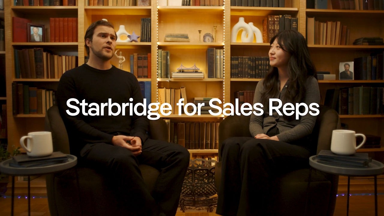 Our biggest launch yet: Starbridge for Sales Reps