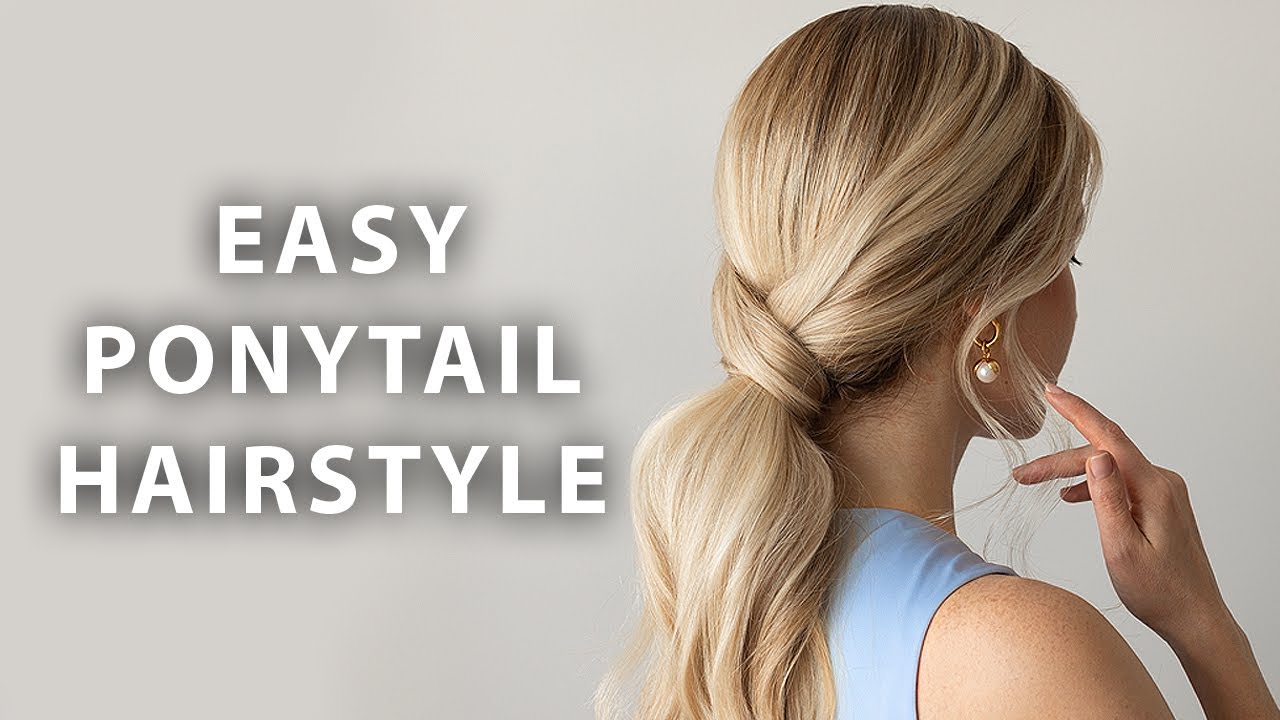 How To: Easy Ponytail Hairstyle ❤️ Wedding, Bridal & Prom Hair for Medium & Long Hair