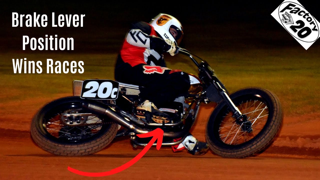 Flat Track Brake Lever Position: Where and Why