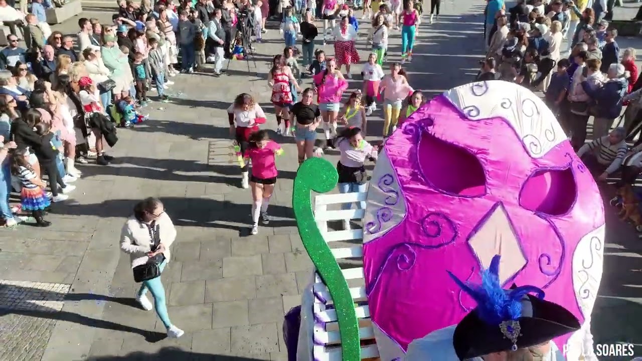desfile de carnaval na ribeira grande, ilha de são miguel açores