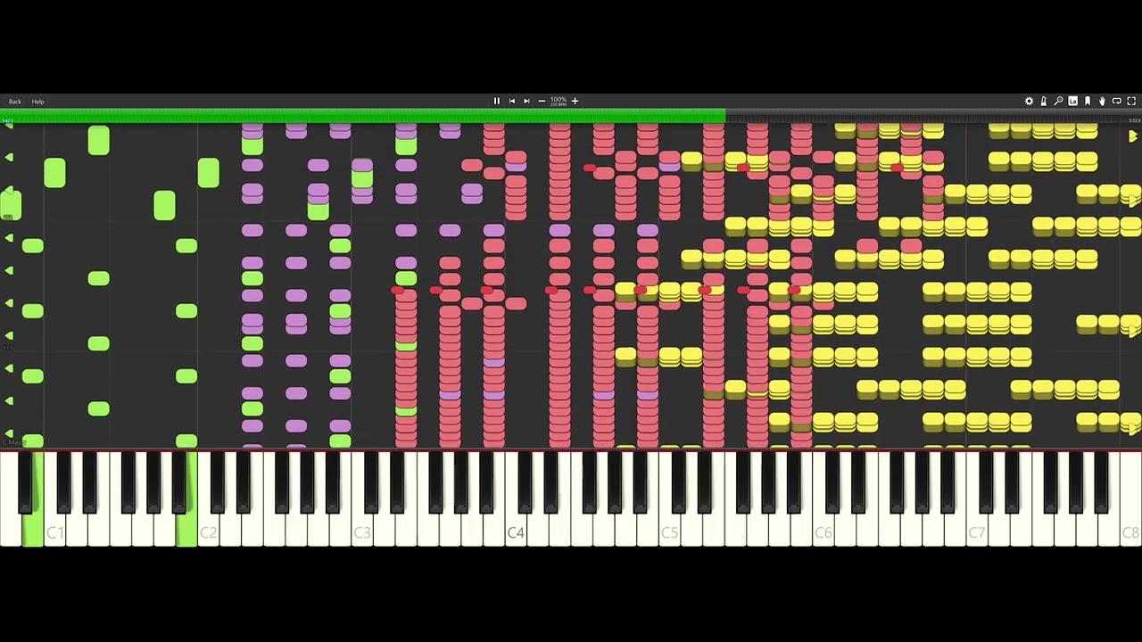 Synthesia cant handle RUSH E 4! (loud at the end)