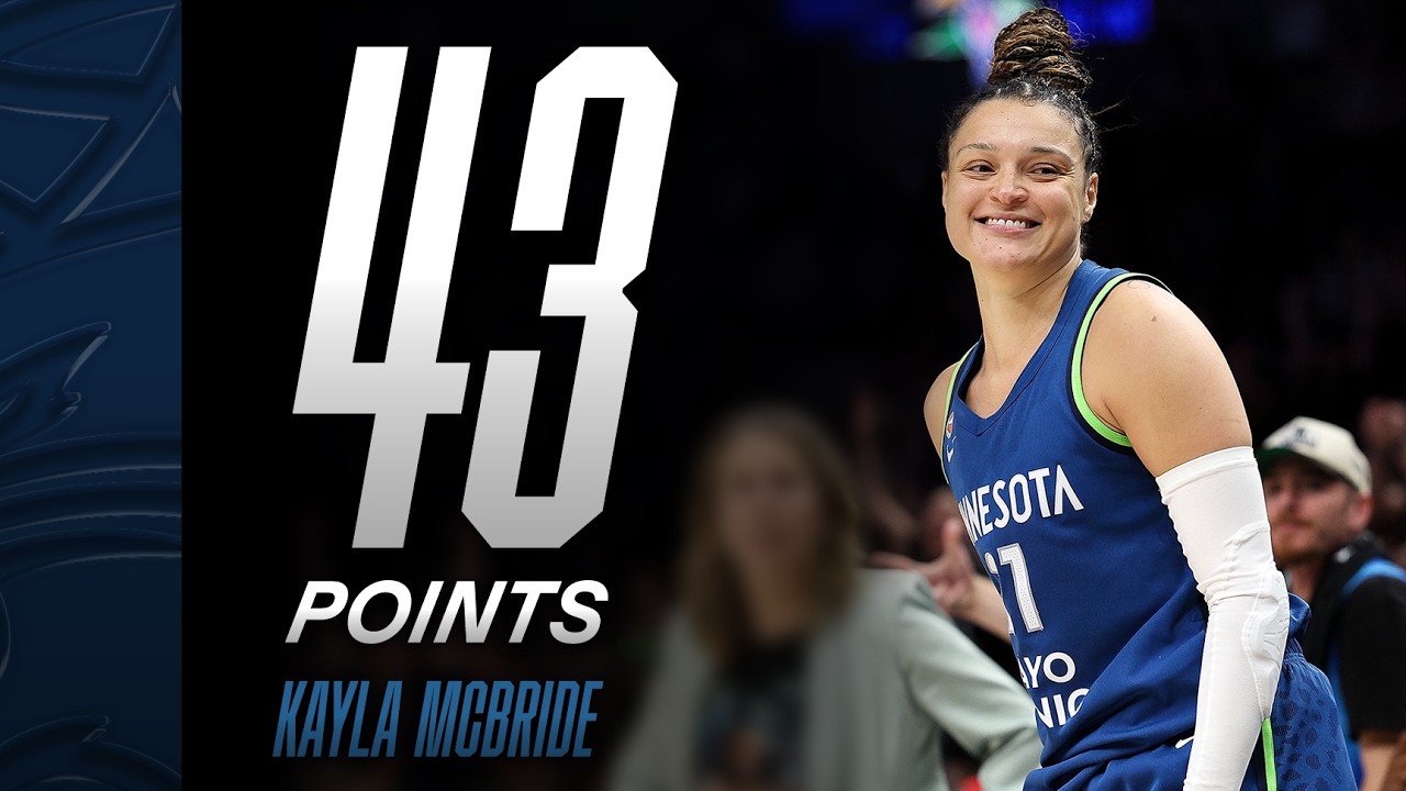 Kayla McBride CAREER-HIGH 43 PTS & WNBA-RECORD 10 THREES | August 9, 2026