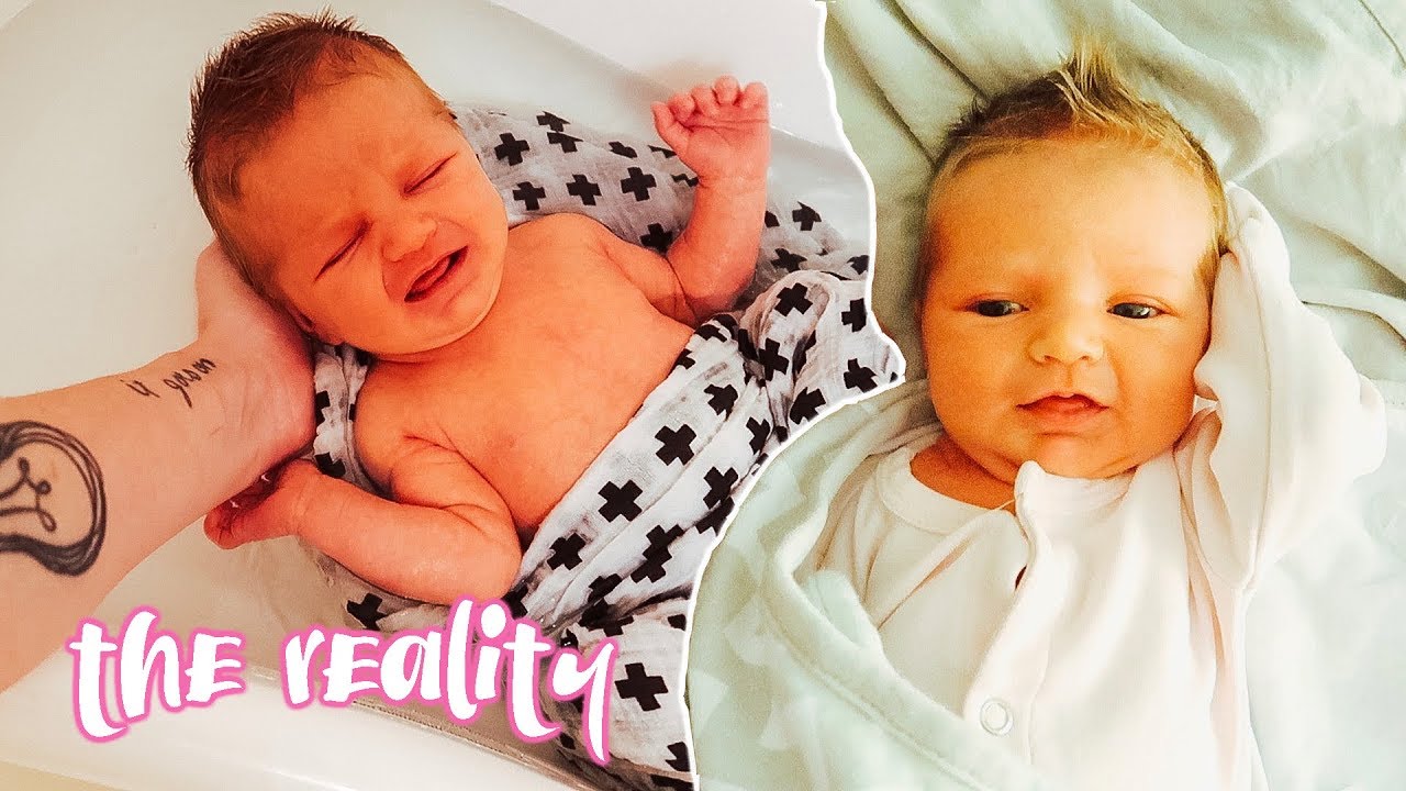 NEWBORN'S First Night + Bath!
