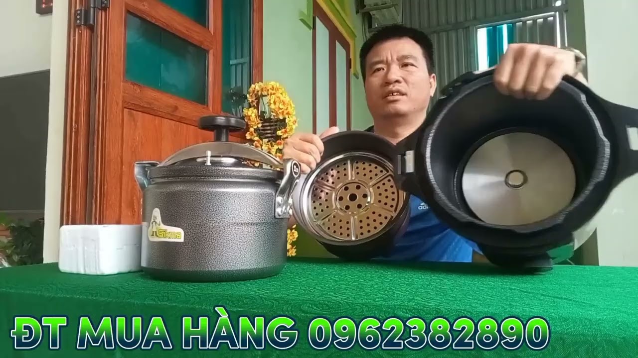 BỘ NỒI NẤU ÁP XUẤT BẾP GAS VÀ NẤU ĐIỆN GIA ĐÌNH ĐA CHỨC NĂNG 