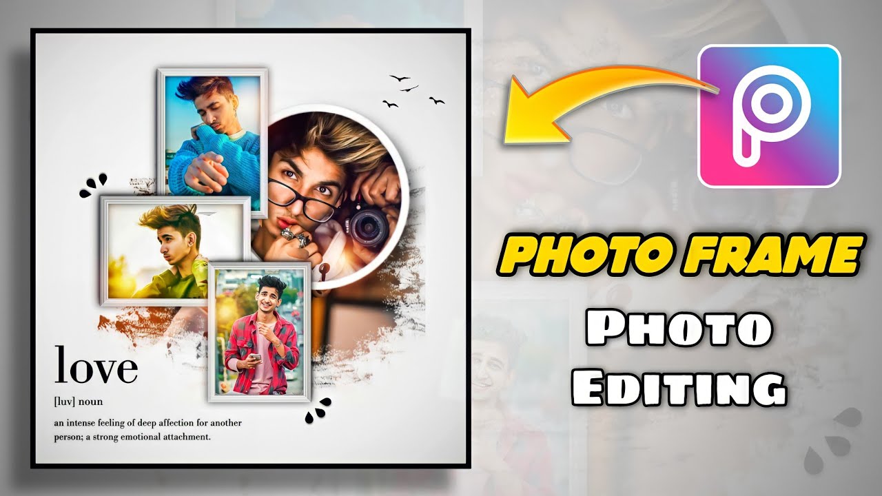 How to Edit Photo in Picsart || Frame Photo Editing || Picsart Photo Editing - Xyaa Edits🔥