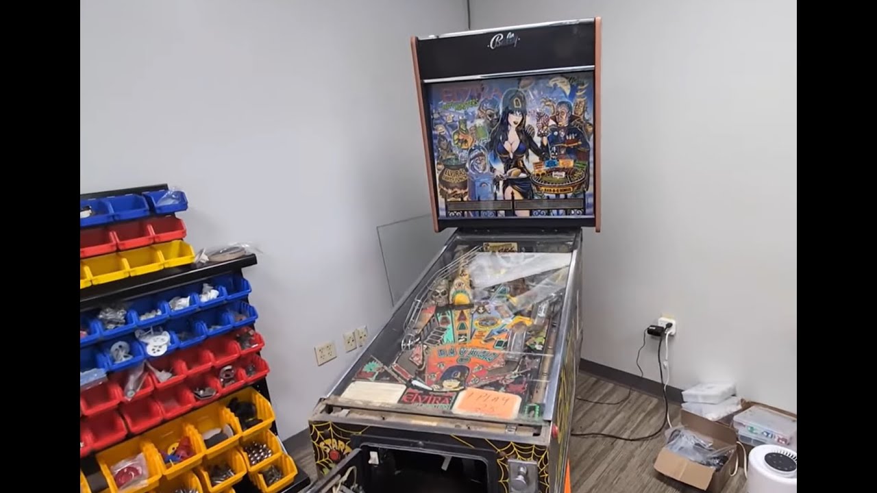 Repair and Restore Elvira and the Party Monsters Pinball Machine