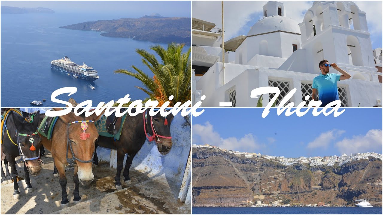 Santorini - Thira | MSC OPERA | Up in the Cable Car and back 600 stairs back to ship