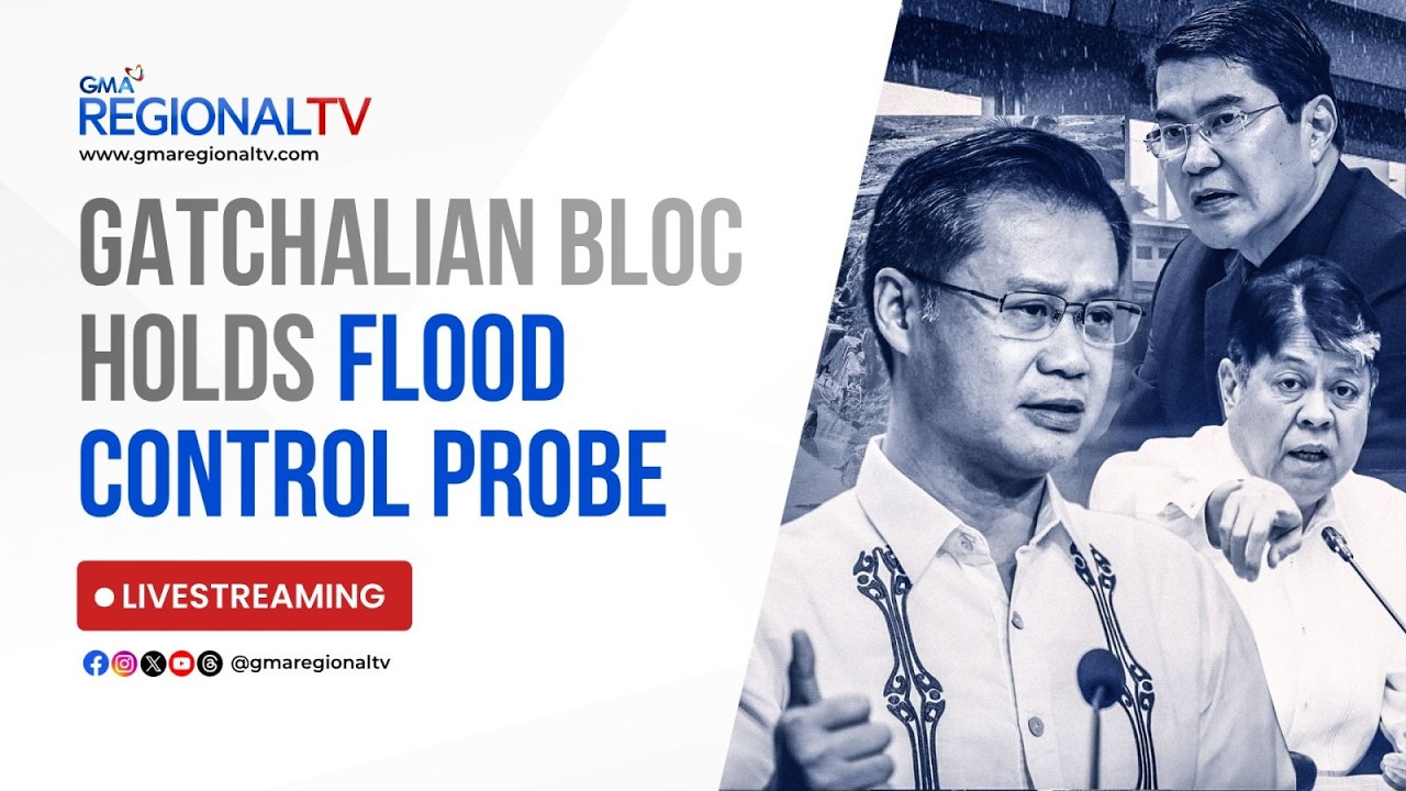 Gatchalian bloc holds flood control probe (June 8, 2026) | GMA Regional TV - Replay