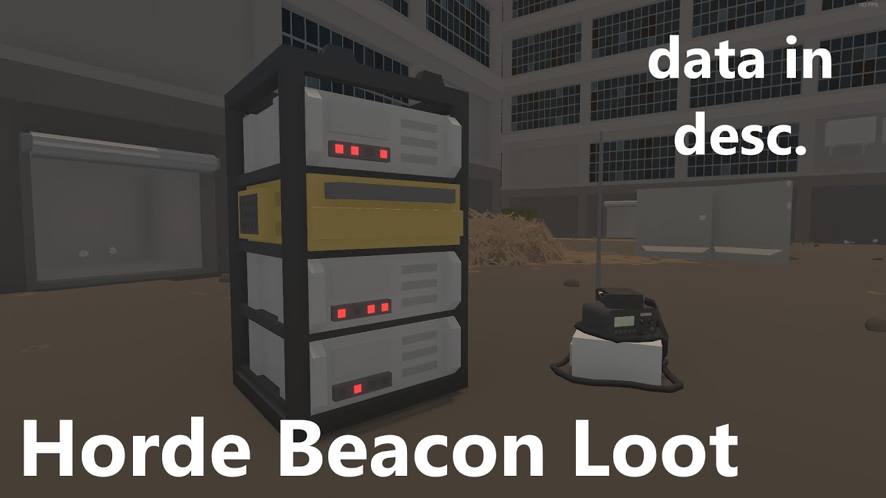 Loot From 25 Distress/Horde Beacons (with data) - Unturned Arid