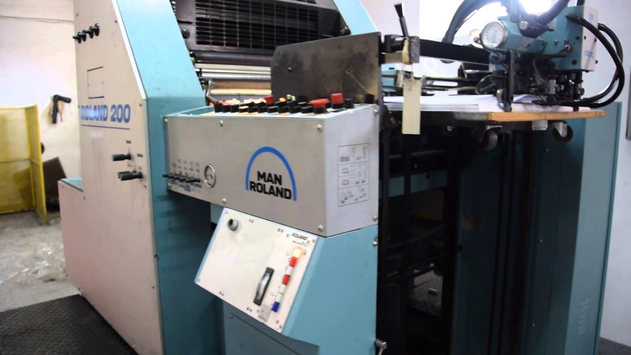 Masina de tipar offset Roland 201