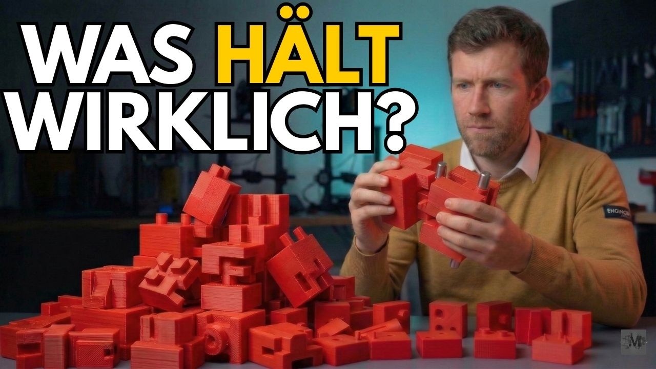Hör auf, 3D-Drucke SO zu verbinden! (INGENIEUR klärt auf)