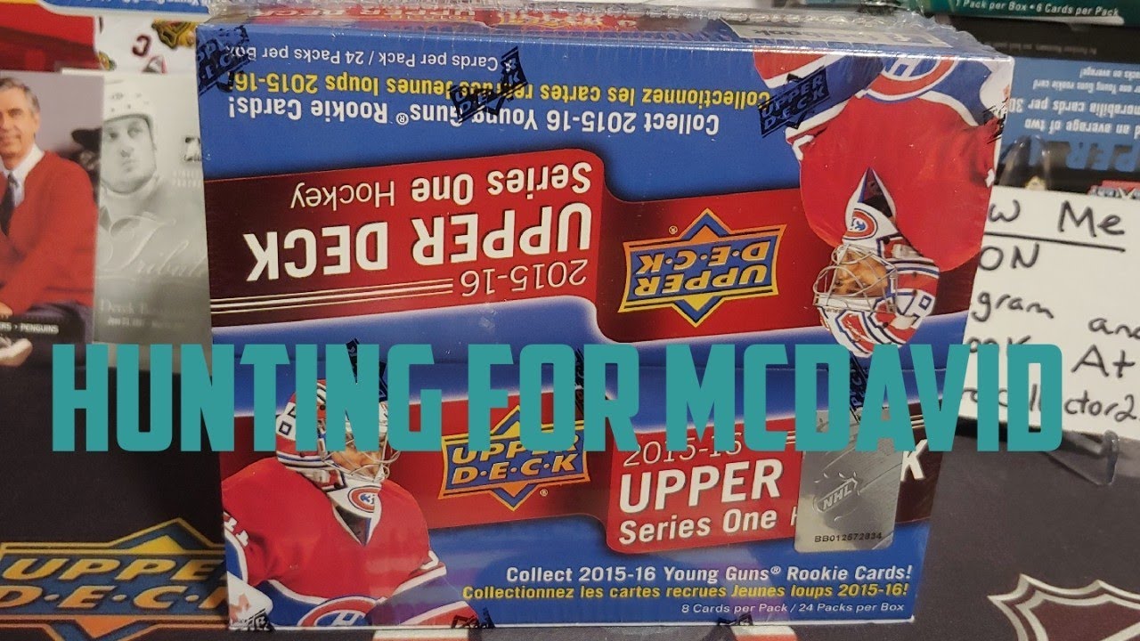 Did this just happen!! Opening 2015-16 Upper-Deck series 1 hockey cards Retail box
