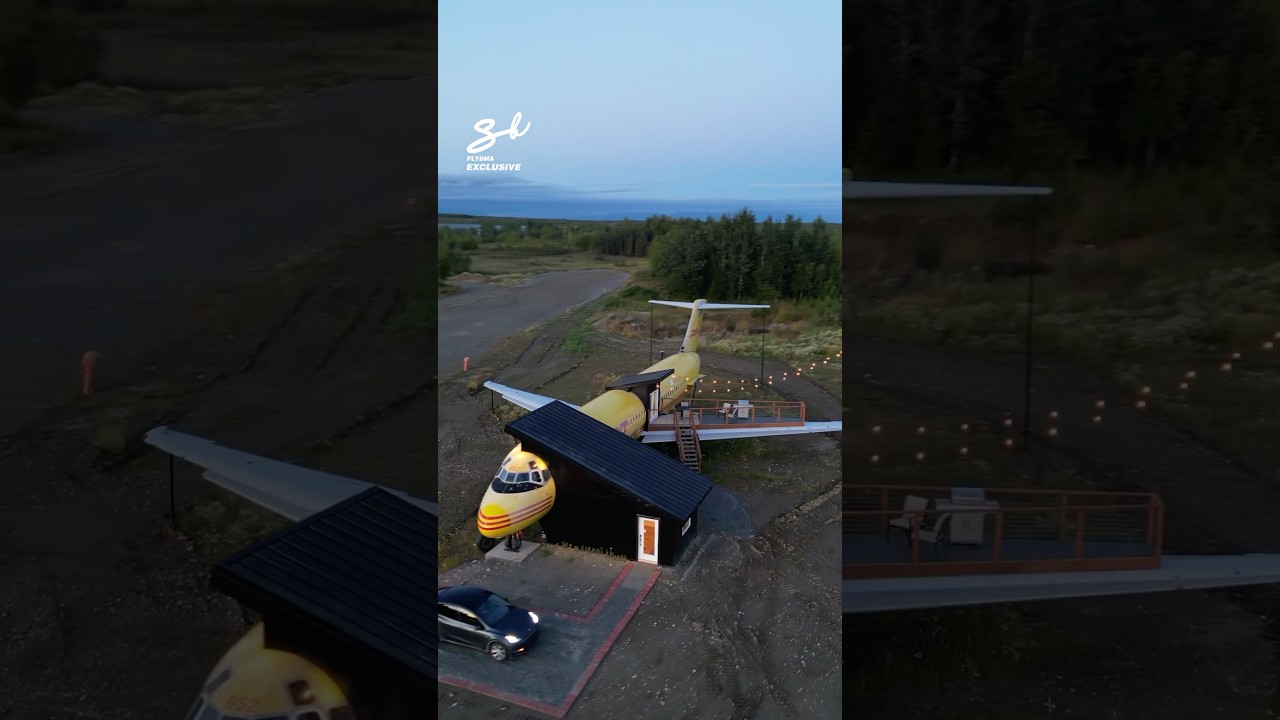 Converting An Airplane Into A Home ✈️ #planes #airbnb #hotels
