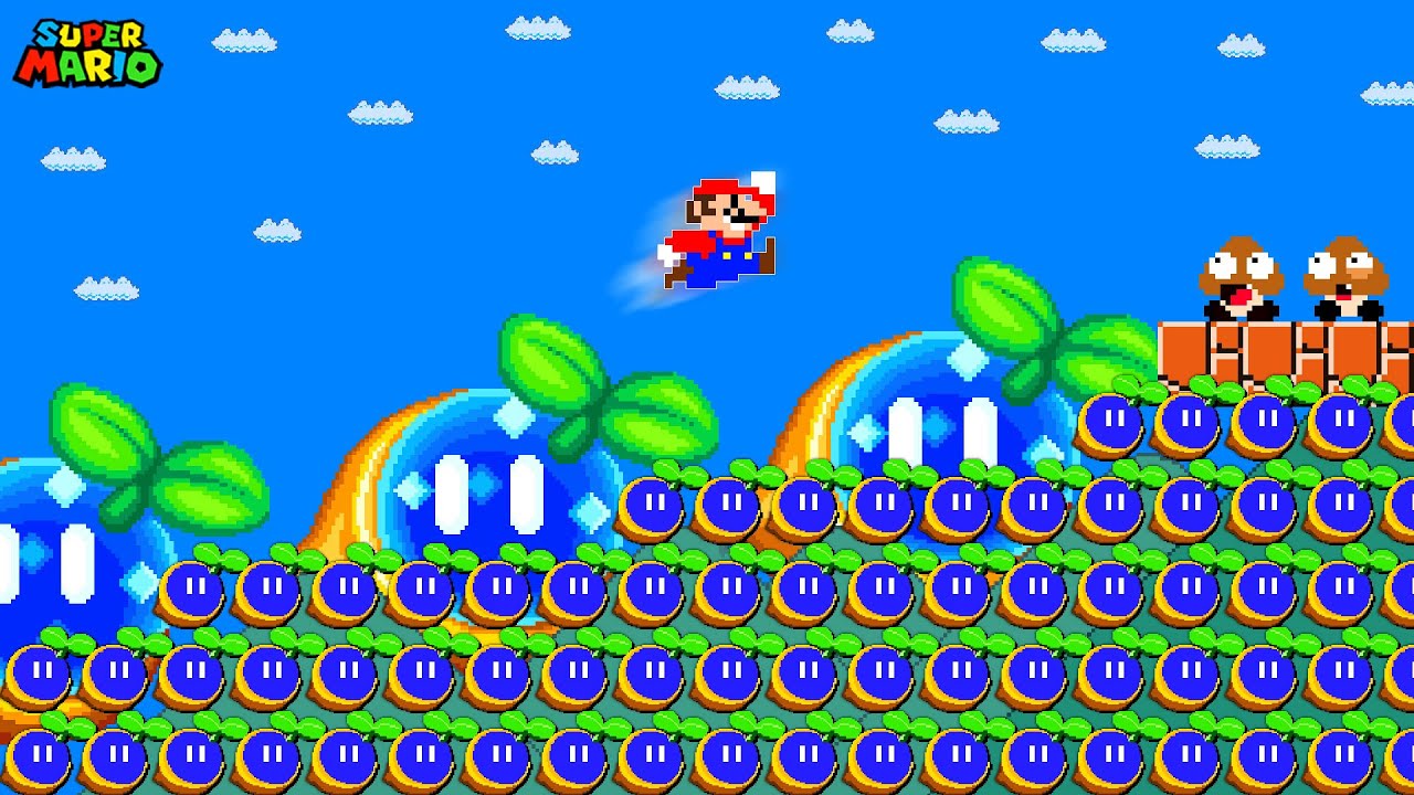 When Mario becomes Immortal in Super Mario Bros. with the Infinite Seed Mountain