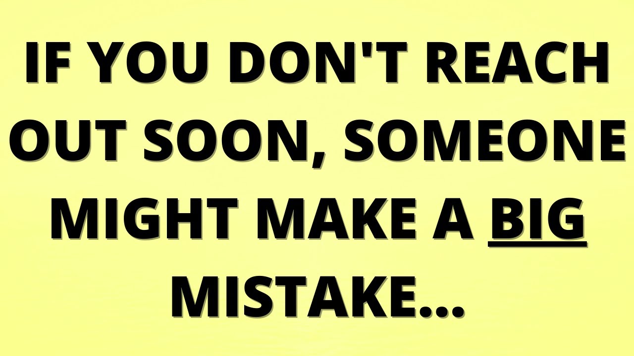 💌 If you don't reach out soon, someone might make a big mistake…