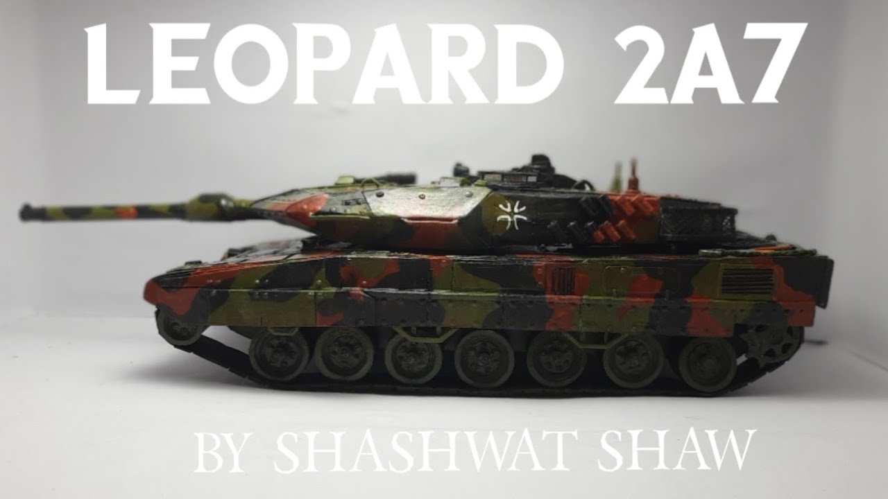 War Thunder:  Leopard 2 A7 tank ! || how to make homemade model of leopard 2 a7 tank using cardboard