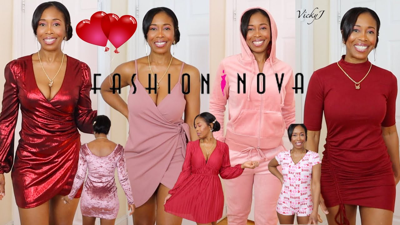 🍃❤️Valentine Day Outfit Ideas With FashionNova | Date Night | Casual | Night Wear | VickyJ❤️