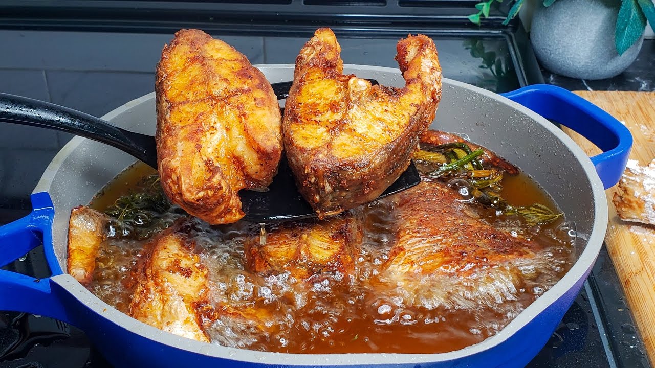 These 2 ingredients avoids Fish from scattering in oil yet Crispy and Juicy. Fried Fish Recipe