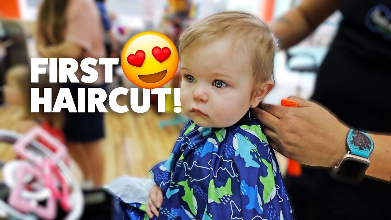 Maci's FIRST HAIRCUT!!