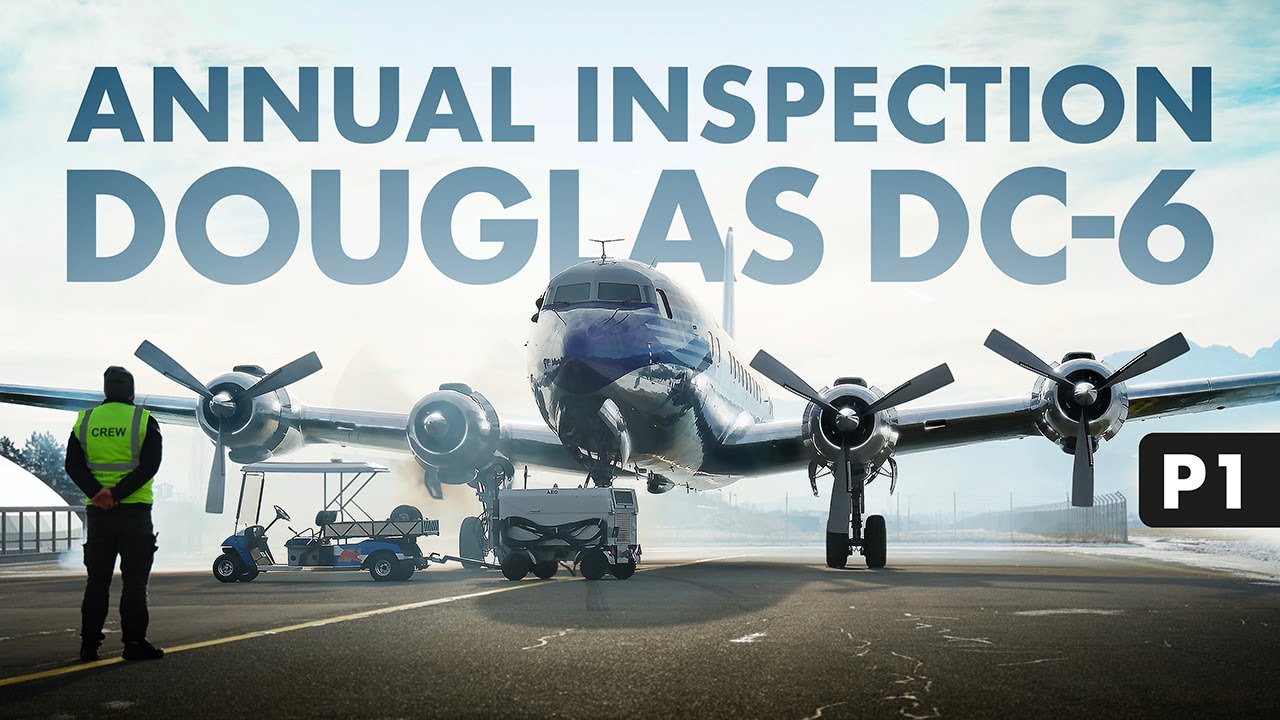 Incoming ground run on our DC-6 (Annual Inspection Part 1)