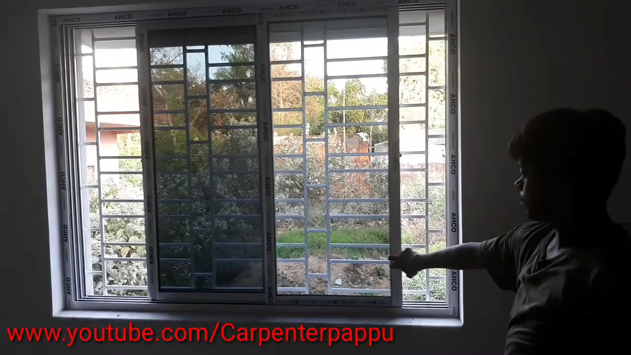 How to make aluminium window sliding Three track part 5