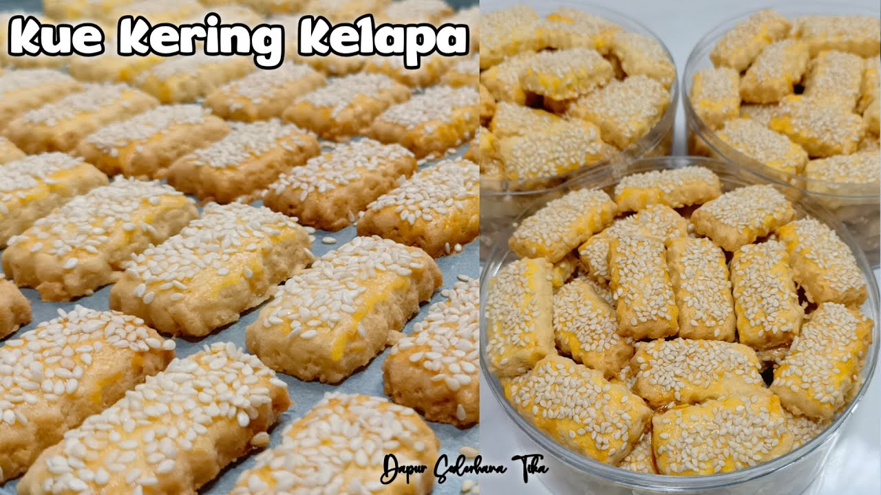 Kue Kering Lebaran Terbaru 2023 | Kue Kering Kelapa Dengan Tepung Hun Kwe Super Renyah & Enak Banget