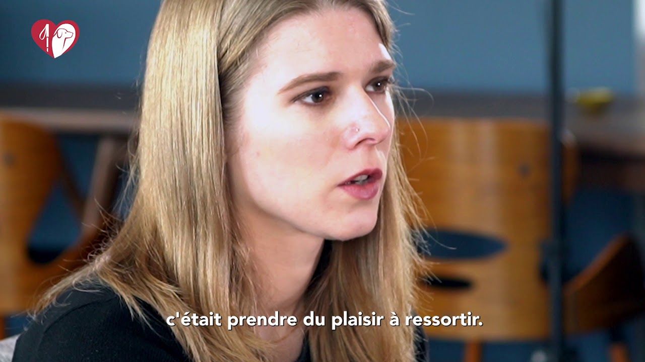 Avec un chien guide : l’histoire de Tiffany et Mega