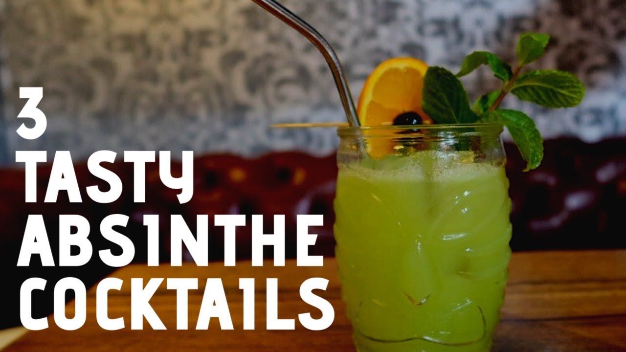 3 Easy To Make Absinthe Cocktails/ Let's Talk Drinks
