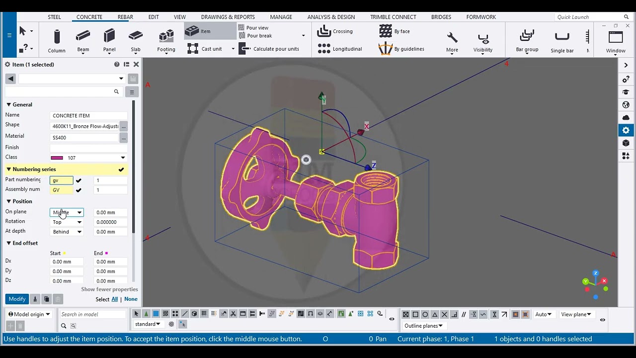 Cara Membuat Item P&ID di Tekla Structures | Tutorial Tekla Piping untuk Pemula