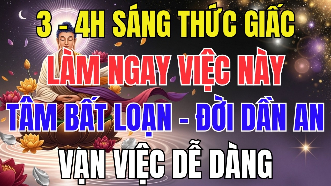 3 - 4H Sáng Thức Giấc Làm Ngay Việc Này - Tâm Bất Loạn, Đời Dần An, Vạn Việc Dễ Dàng