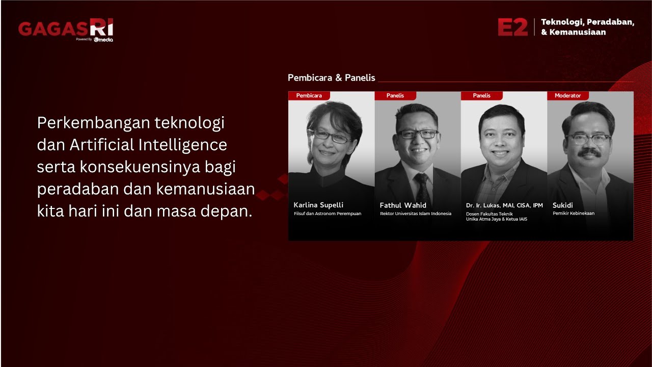 Astronom Perempuan Karlina Supelli Bicara Teknologi AI dan Peradaban Manusia - GAGAS RI