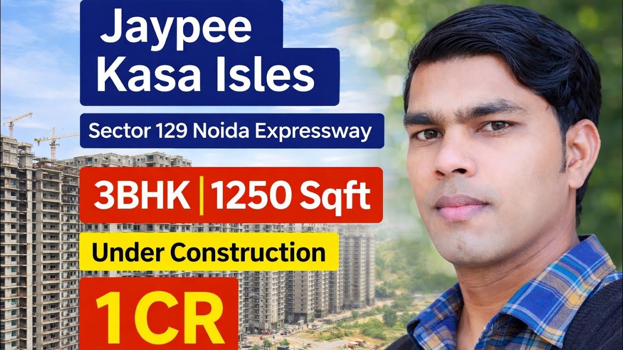 Spacious 3BHK 1250 sqft in Jaypee kasa Isles | Sector-129 Noida#shorts#noidarealestate