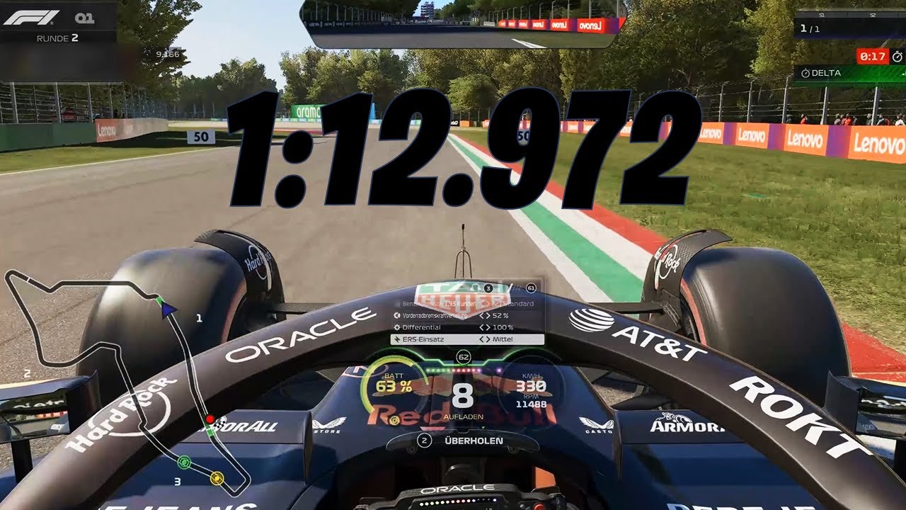 F1 25 Imola Quali Hotlap! Faster than TT WR! 1:12.972