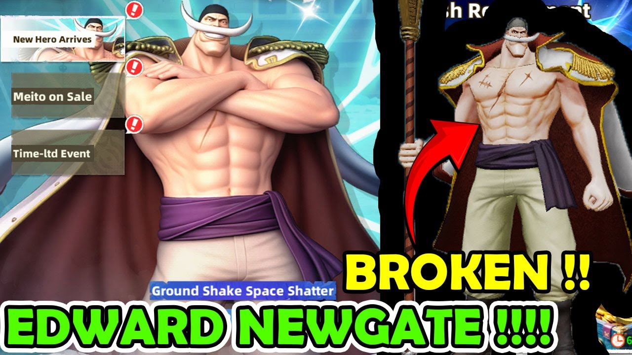 WAJIB GACHA SIH INI !! EDWARD NEWGATE BISA COUNTER DAN CC MUSUH - OP SAILING KINGDOM