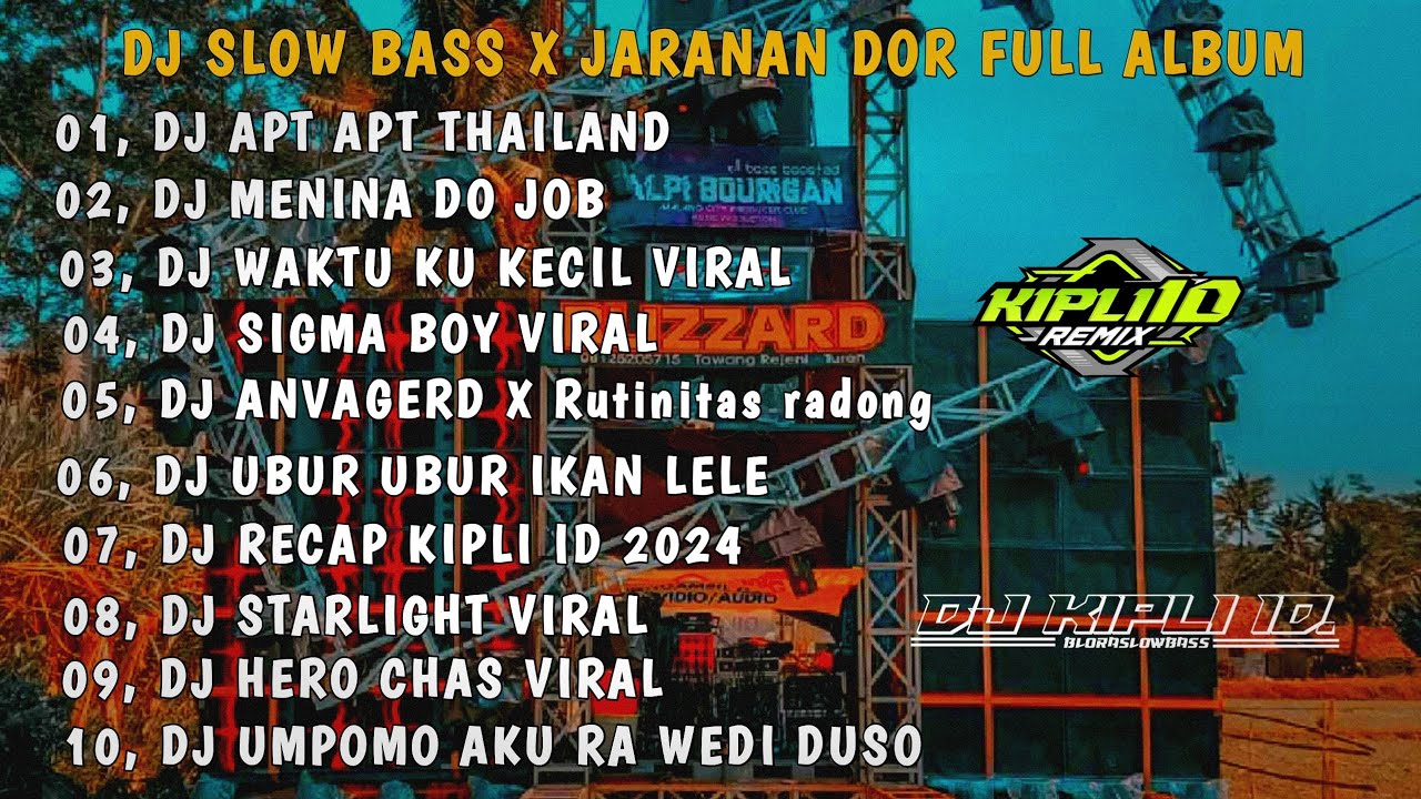 DJ APT APT THAILAND || SLOW BASS X JARANAN DOR FULL ALBUM VIRAL TIKTOK TERBARU 2025