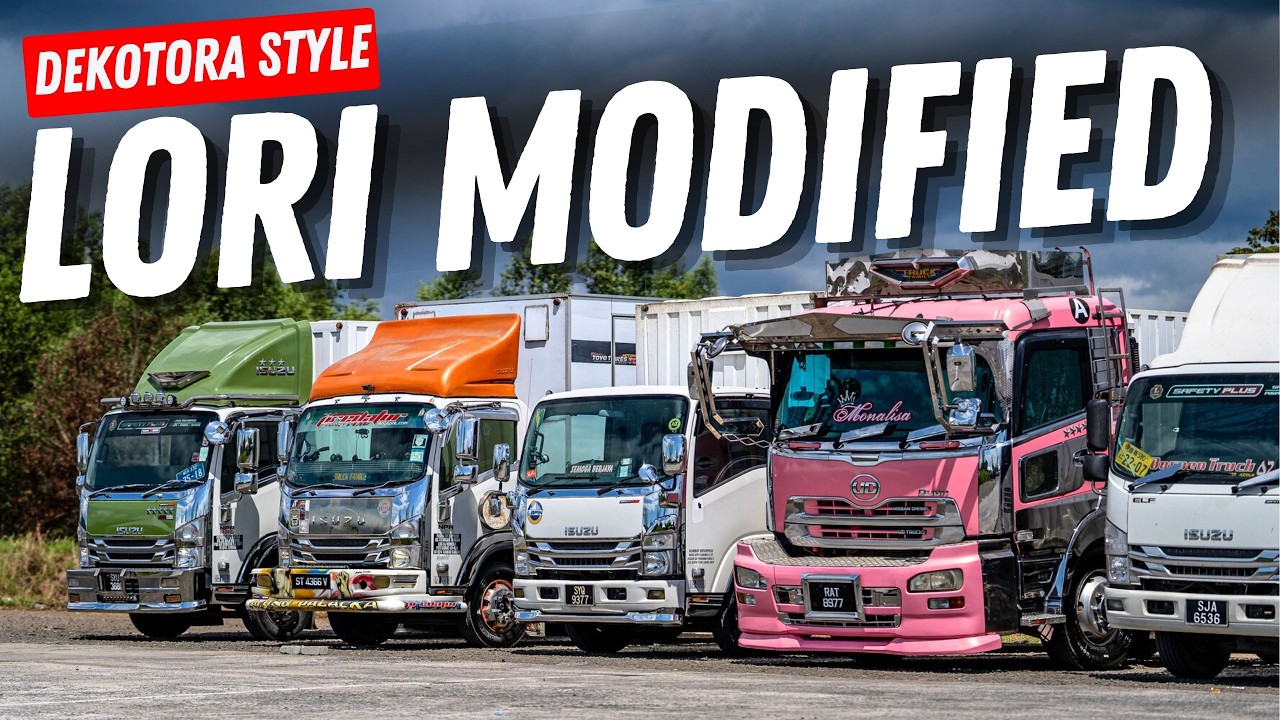 Kepala Lori Ala Dekotora – Lampu, Chrome & Aura Jepun | Mega Diesel Day Tawau Sabah