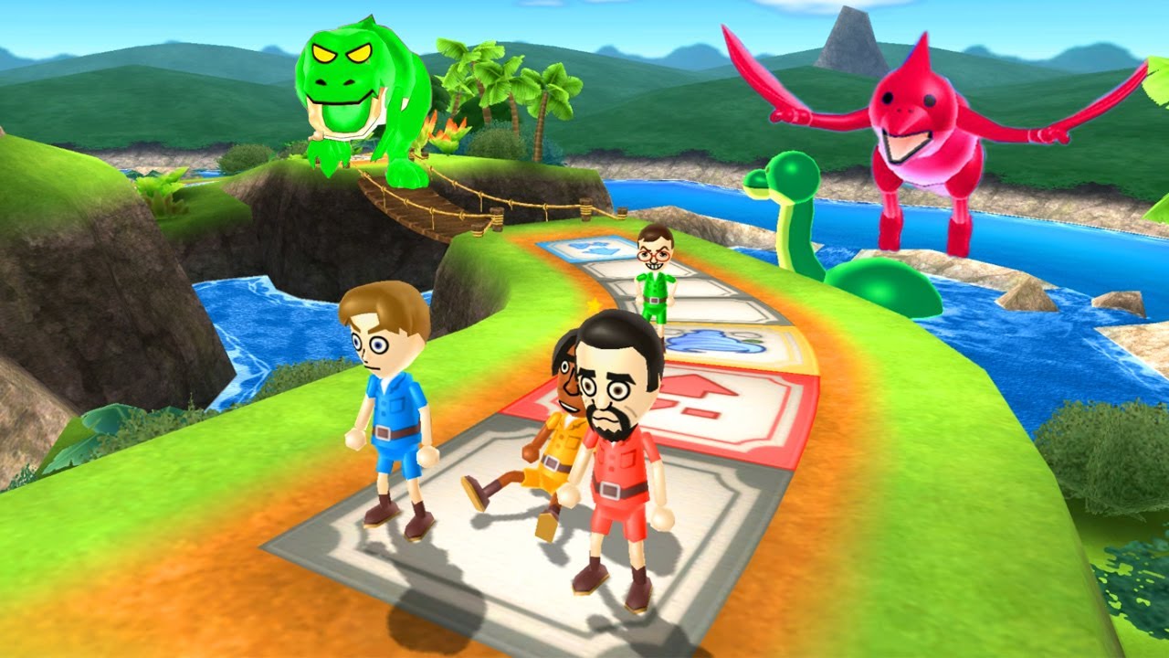 Wii Party Series Board Game Island - Gues B vs Víctor  vs Hiromasa vs George (Master Difficulty)