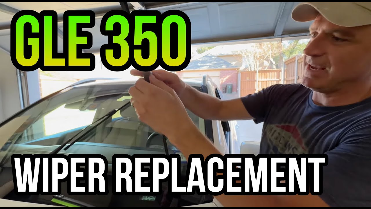 How to replace the windshield wipers on Mercedes GLE 350