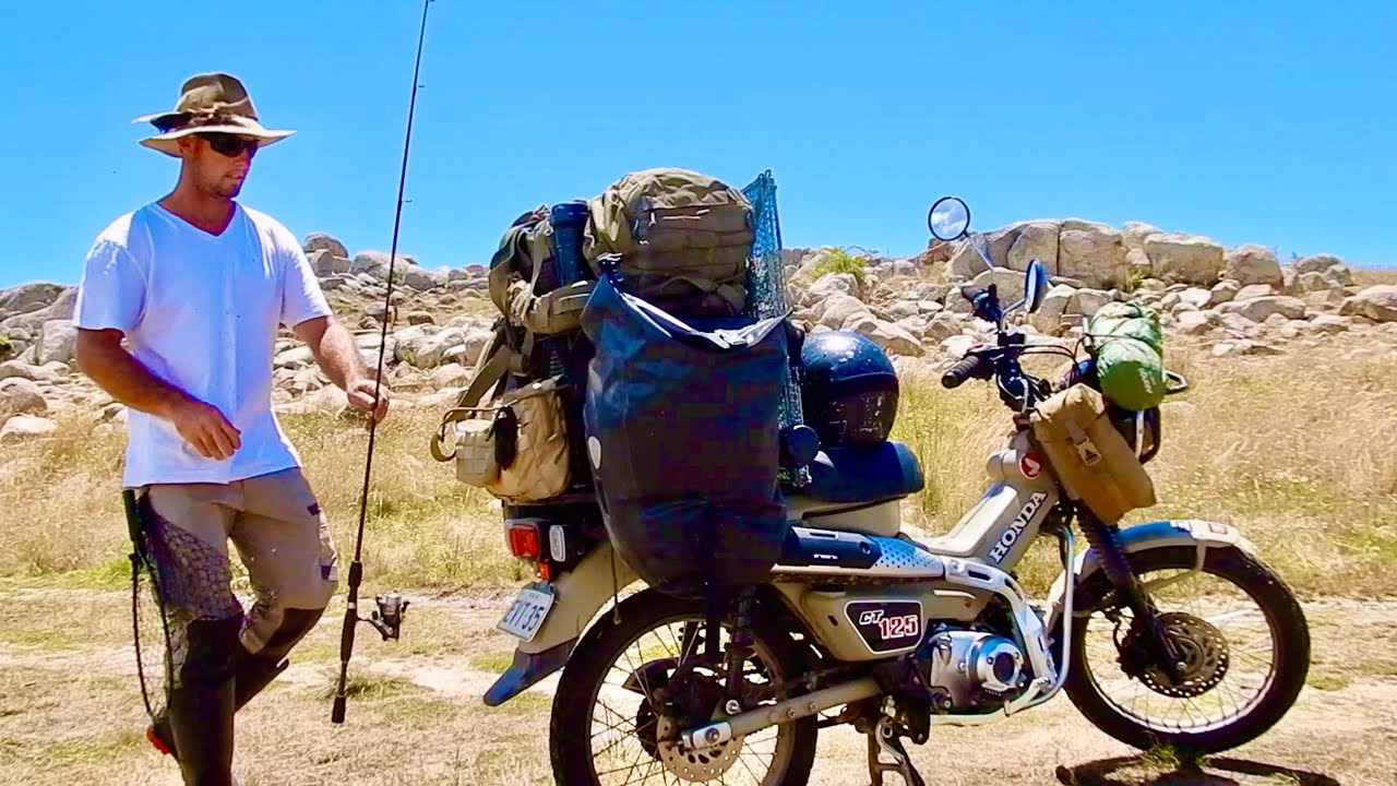 Big Sky Country.. Solo Small Motorbike Camping Adventure..