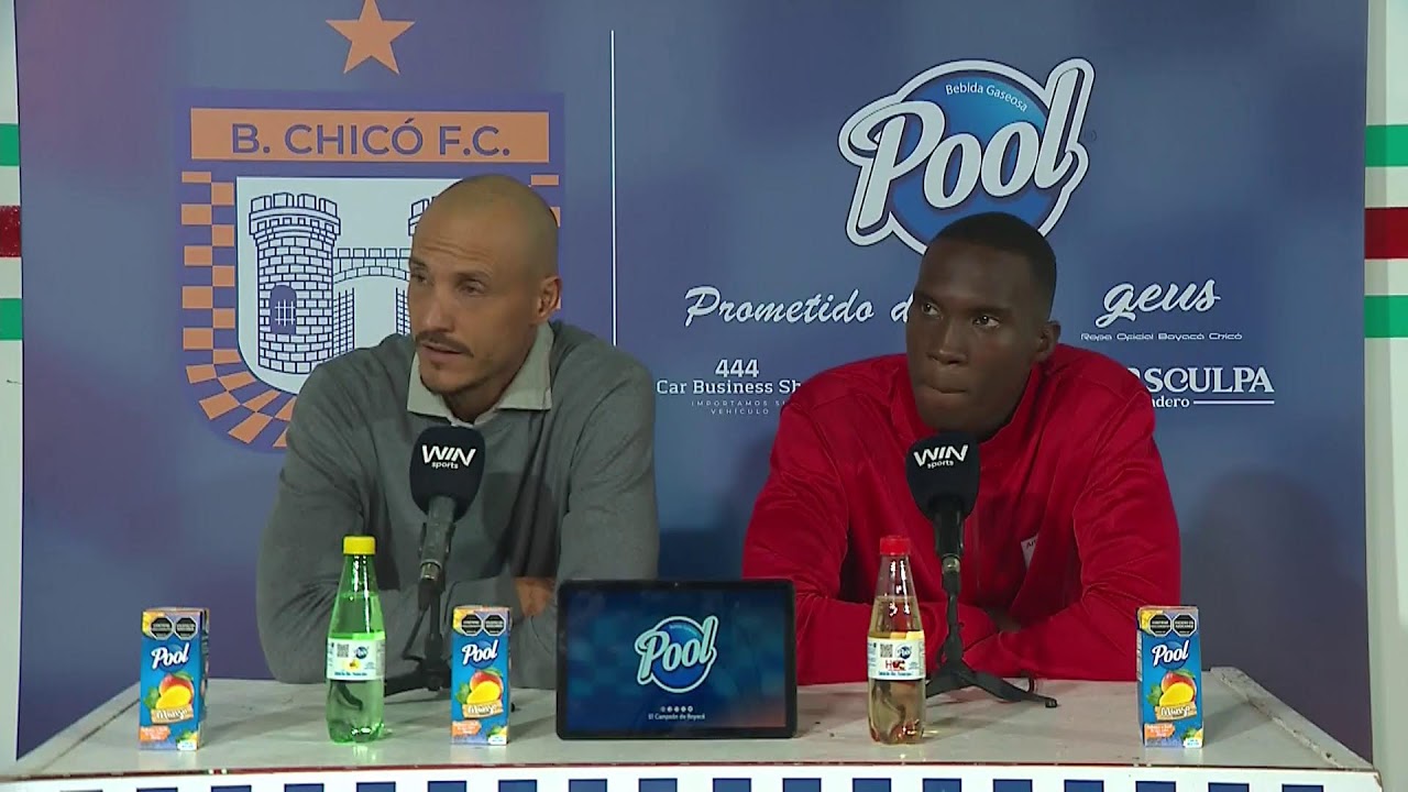 Rueda de prensa de América tras su partido con Boyacá Chicó
