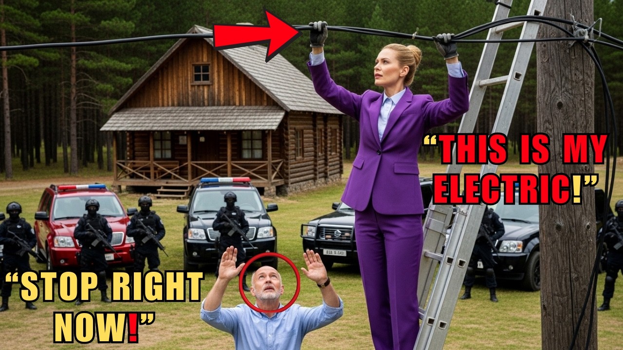 Karen Stole Power From My Mountain Cabin — She Called Cops, Then Learned I Own the Power Company
