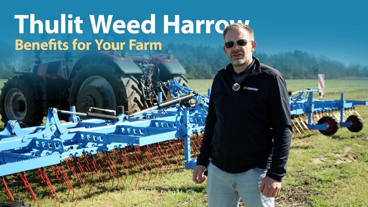 LEMKEN Thulit harrows deliver mechanical weed control with constant downforce pressure on all tines